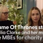 Emilia Clarke Instagram - Still so flabbergasted and amazed that mum and I have been given the incredible honour of MBE’s….! But all of this glamour and excitement is the stuff of pictures, this MBE is really for everyone who has and still is suffering from a brain injury. @sameyouorg is here to help. It is my life’s mission to raise this cause to the level it should be at. Global awareness, and global care. Thank you to all our supporters! And thank you to my mum, the best of them all, who frankly should have an MBE for putting up with me for all these years… love you mum. Love you SameYou Love to everyone who has gone through the life changing challenge of brain injury. Happy new year everyone! ❤️ Donation link in bio 🙏