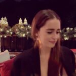 Emilia Clarke Instagram - Content is king. And so is christmas. Santa baby I’m ready. @lastchristmasthemovie #❄️ #🍾 #🥳