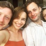 Emilia Clarke Instagram - Yup. I made pasta. No machines, no masterchef, no rolling pin...And people here’s where I debunk the myth, you don’t need a “rolling pin”. 🤯 PAH! Only a willing bottle of vino. And 4 spare hours. Highly advised to consume on completion. #whymakepastainitaly? #bloodygoodquestionididntstoptoconsidertillmyarmsfelloffandidranktherollingpin #ciaobaby #nowigetthiswholeholidaything #🍝