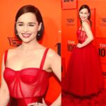 Emilia Clarke Instagram - Yes @time and I both called in the morning to make sure we would be colour coordinated. A DREAM of a night, thought provoking powerful insightful humans wanting to make a difference, and then dance. 💃🕺 And I didn’t tell anyone how @gameofthrones ends! Success all round. Not forgetting these perfect legends of their crafts for making me look fresh and clean @fulviafarolfi @benskervin @petraflannery @narrativepr @dolcegabbana @dgbeauty #❤️ #🎉 #🙌