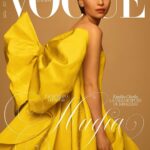 Emilia Clarke Instagram - @voguespain you have brought the yellow to my mellow and damn my self confidence just got a delightful bow filled boost 😂 #ifonlyiwokeuplikethat #grasias #💪🏻 #🙌 #🥰 @narrativepr 💁‍♀️@jennychohair 💄 @kateleemakeup 💅🏻 @jennahipp 👗 @simonrobins1000 📸@thomaswhiteside Aka the miracle workers 🎉