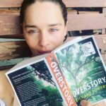 Emilia Clarke Instagram - NAMASKAR India. 🙏🏻🙌✌️ NAMASKAR #anandaspahimalayas this is NOT an ad, this is just two gals buzzed off our faces on India, peace, being robbed blind by monkeys, (we hardly put up a fight) the best two books I’ve read in years (#theoverstory should be mandatory reading the world over), yoga, spice, mamma earth and figuring out that all you’re ever looking for can be found within. Corny as hell but my god is it true. #breathebabyandletthemadnessmeltaway #brainalteringjoy #roselesliehasmyheartandsoulwrappedupinhers #DONTFORGETTHELOVEPEOPLE! #bollocksdoesthatmeanitstimetoworknow? #🙌 #✌️ #🐒 #saltwaterbook #AMUSTREAD! @itbeginswiththebody