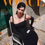 Emily Ratajkowski Instagram - Emily in Chinchón ❤️ Model, writer and podcaster @emrata travels to the picturesque town of Chinchón, in south-eastern Madrid, to celebrate @voguespain's 35th anniversary. The star of our #Vogue35 cover story embodies Mediterranean sensuality in an editorial that is pure fashion, party and tradition. {@emrata wears dress, bra, scarf and gloves, all from @dolcegabbana} 💌Vogue Spain's May issue will be on sale from April 25 {Read the full interview via the link in @voguespain bio} La modelo, escritora y podcaster @emrata viaja al pintoresco pueblo de Chinchón, al sureste de Madrid, para celebrar el 35 aniversario de @voguespain. La protagonista de la portada de #Vogue35 encarna la sensualidad mediterránea en un editorial que es pura moda, fiesta y tradición. {@emrata lleva vestido, sujetador, pañuelo y guantes, todo de @dolcegabbana} 💌El número de mayo de Vogue España se pone a la venta el martes 25 de abril {Puedes leer la entrevista completa pinchando en el link de la bio de Vogue España} ▪Photography: @brett_lloyd ▪Stylist: @laetitiagimenez ▪Head of Content: @ineslorenzo ▪Global creative direction: @juancp ▪Interview: @eva_blanco_med ▪Make-up: @karinwesterlundd (Artlist Paris) for Glossier ▪Hair: @laurentphilippon (Bryant Artists) for Olaple ▪Nails: @lucerohurtadonails for O.P.I Spain ▪Atrezzo: @migsbento (CLM Ag ▪Photography assistants: @enricobrunetti and @_milanrodriguez_ ▪Digital art: @stefano_p_o_l_i ▪Retouching: @aly.studio ▪Stylist assistants: @juli.sartor and @diegosernah ▪Make-up assistant: @lucas.margarit ▪Hair assistant: @gorka.larcan ▪Set design assistant: @josefinamaiza ▪Male model: @st.chriiis (Soul Artist Management) ▪Production: @anotherartistsagency ▪Visual director: @elizabeth__yo ▪Casting: @mrsvoguester ▪Agradecimientos: Excelentísimo @ayuntamientochinchon, Parador de Chinchón, @mesoncuevasdelvino, @hotel_plazamayorchinchon, Apartamentos Plaza Chinchón y @florealeshop. Chinchón, Madrid, España