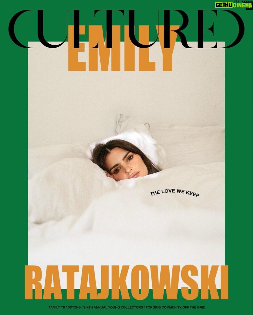 Emily Ratajkowski Instagram - Thank you @cultured_mag for this beautiful story + cover. Read the conversation with my dad, John Ratajkowski, about family, art and parenting.