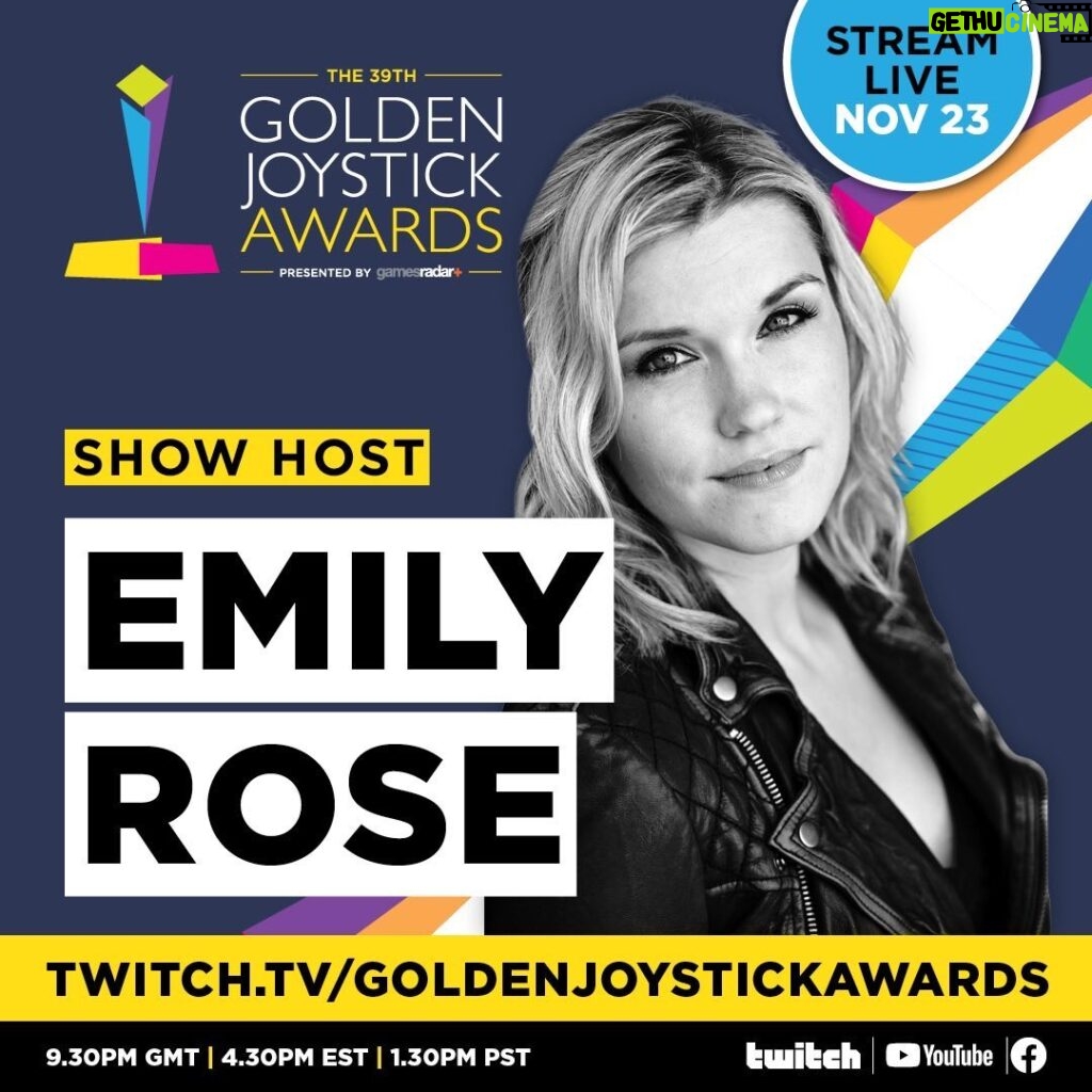Emily Rose Instagram - So exciting hosting with @reallynolannorth check us out, and more importantly stream the awards!!!
