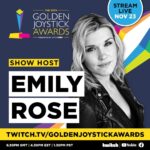 Emily Rose Instagram – So exciting hosting with @reallynolannorth check us out, and more importantly stream the awards!!!