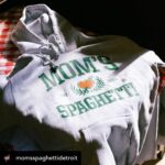 Eminem Instagram – #Repost @momsspaghettidetroit
・・・ 
In addition to leftovers from the vault – we got a FRESH drop of #MomsSpaghetti merch – launches today at #TheTrailer