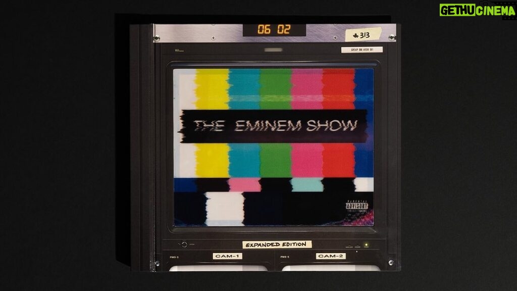 Eminem Instagram - "Well, if you want Shady, this what I'll give ya" 📺 #TheEminemShow 20th Anniversary Collection just dropped! link in bio