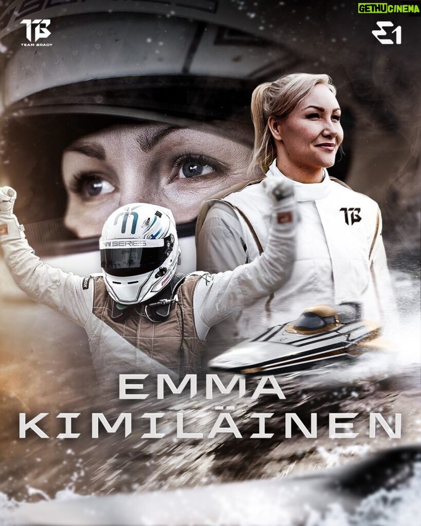 Emma Kimiläinen Instagram - Our very own Flying Finn. 💨 #EmmaKimilainen #TomBrady #E1Series #E1JeddahGP