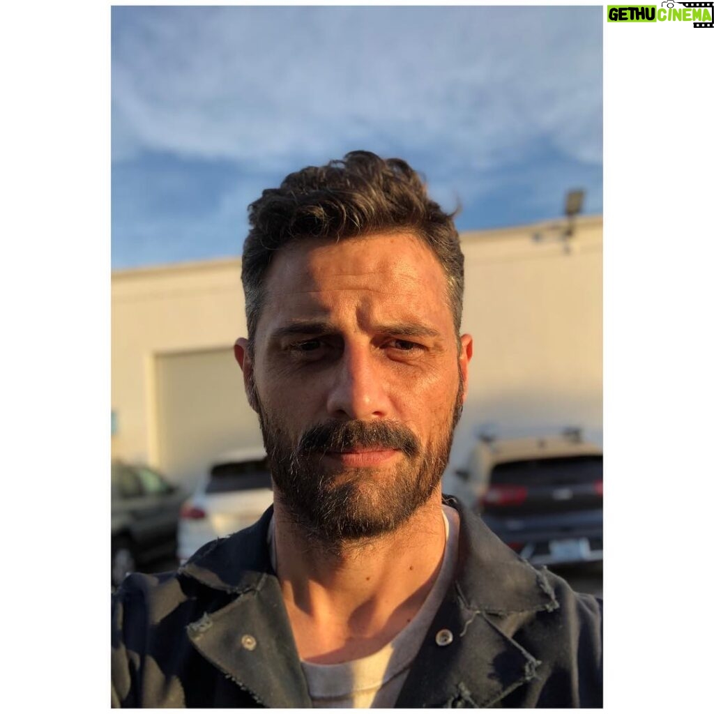 Enver Gjokaj Instagram - So this is what I would look like if I didn’t have the facial hair of a 12 y/o. The mustache is a bonus. Los Angeles, California