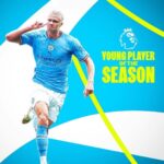Erling Haaland Instagram - Proud and humbled to become the first-ever footballer to win both the Premier League Player of the Season and Premier League Young Player of the Season. Thanks to my family, fans, teammates and the whole staff for this! 🏆 ➕ 🏆