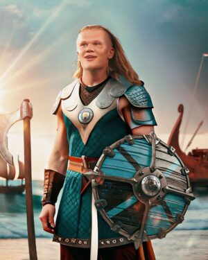 Erling Haaland Instagram - ⚔️ ᐯIKIᑎG ⚔️ 🔵