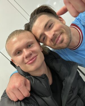 Erling Haaland Instagram - What a performance from the team and this guy @jackgrealish 💙