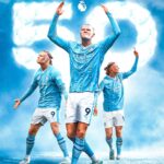 Erling Haaland Instagram - 50 prem goals, this one feels very, very special 💙 I'm so thankful to be surrounded by such incredible teammates and staff who inspire me to grow everyday. It's a privilege to play for this club! 🫶🏻