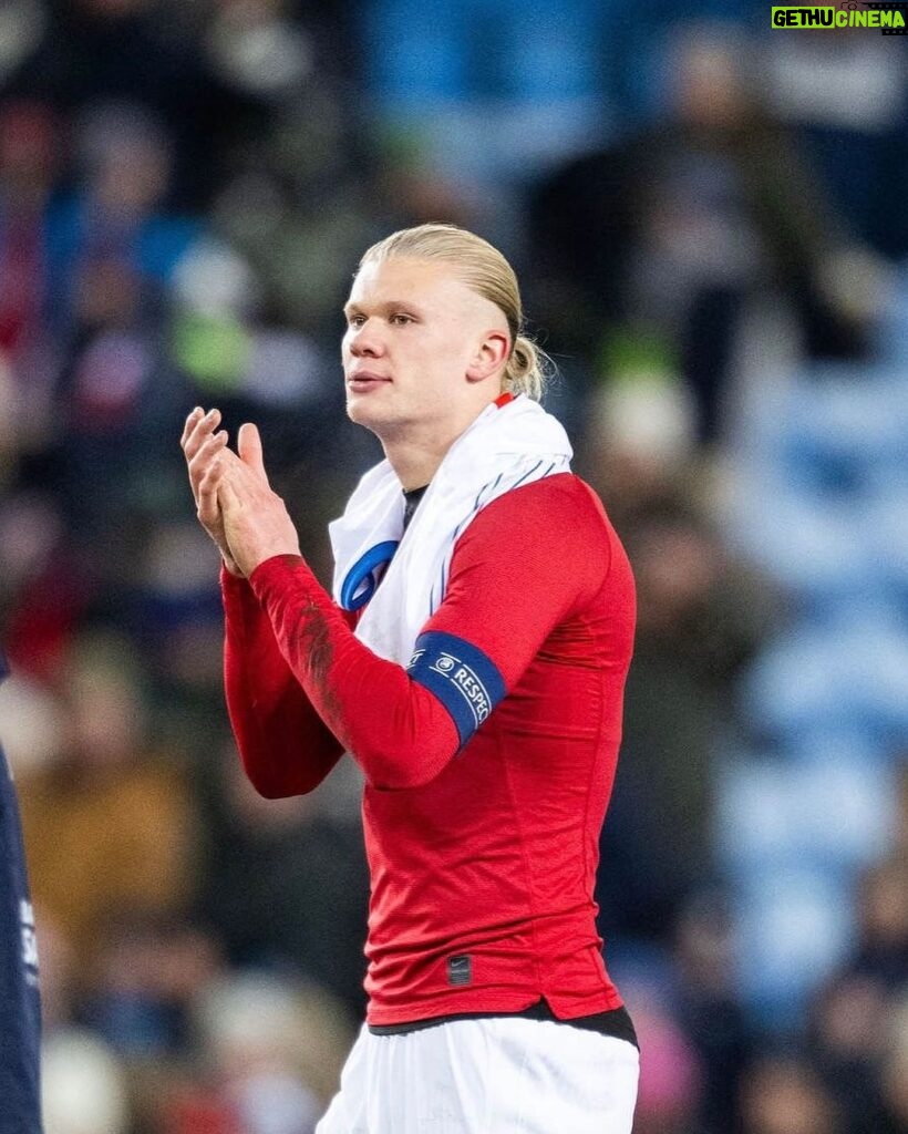 Erling Haaland Instagram - Unfortunately, I am missing tomorrow’s game against Scotland. Wishing the boys all the best. Now treatment and trying to get back asap 💪🏻🙏🏻🇳🇴