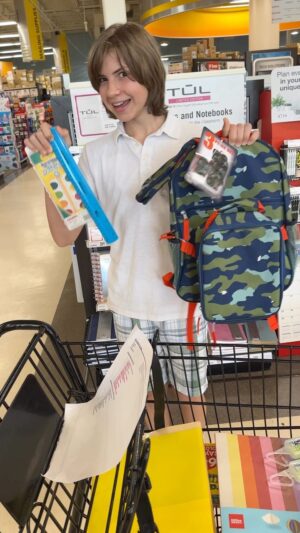 Ethan Thomas Jung Instagram - If you want a fun way to help someone in need, pick up a school supply list and stuff a new backpack for a kid! This year, I made one for an organization who distributes supplies to children of survivors in domestic violence shelters. 

#volunteer #giveback #dogood #generationserve #goodvibes #help #school #shopping #helpingothers #backpack #backtoschool #survivor #love #instagood #life #smile #vibes #positivevibes