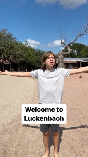 Ethan Thomas Jung Instagram - Welcome to Luckenbach! Famous for live music. Most recent census I could find had 3 people counted as residents 😳 #whereeverybodyissomebody #luckenbach #texas #music #legend #travel