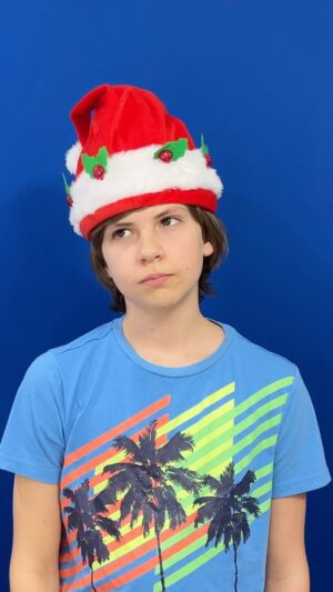 Ethan Thomas Jung Instagram - Merry Christmas 🎅 Just finished an audition and thought I would try out the new hat. #merrychristmas #silly #laugh #hat #shout #audition #actor #slate #selftape #casting #forfun #smile #justlaugh #bestoftheday