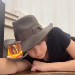 Ethan Thomas Jung Instagram - 🐍 Anyone else going to see the new #indianajones movie? #snakes #moviequotes #movie #film #skit #funny #gummyworms #candy #yum #hat