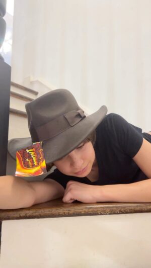 Ethan Thomas Jung Instagram - 🐍 Anyone else going to see the new #indianajones movie? 

#snakes #moviequotes #movie #film #skit #funny #gummyworms #candy #yum #hat