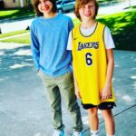 Ethan Thomas Jung Instagram - Met up with my @summer.reign.film cast mate, @itslandonjohnson for a fun afternoon ☀️   #instagood #photooftheday #followme #picoftheday #follow #me #instadaily #instalike #igers #life #amazing #instamood #bestoftheday #model #Actorsofinstagram #actor #acting #childactor #teenactor #younghollywood #aefh #kittalent #casting #friends #cast #castmates #setfriends