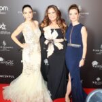Fabienne Carat Instagram - About one night in Paris @globalgiftfoundation @carole_carat @christinamilian @mariarbravo @kendji Dressed by @christopheguillarme @thierry_martino