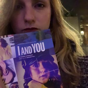 Faye Marsay Instagram - I saw @maisie_williams on stage last night. She was wonderful. She is wonderful. What a fucking actress.  This is my attempt at a ‘Waif’ face.  Smashed it moo, well done x x x #queen