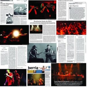Fermin Muguruza Instagram - 20. urteurrena / 20 aniversario -  APOLO (Barcelona) 2004-2024
Fermin Muguruza KONTRABANDA - "En Directe Sense Censura". 
Puños arriba!
.
2LP (Kasba Label/Talka Records&Films)