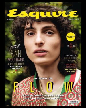 Finn Wolfhard Instagram - Vielen Dank an alle @esquiregermany!! ❤️ESQUIRE • SOMMER 21 • Wieder im FLOW • ab morgen im Handel
🖤 
Coverstar Finn Wolfhard (@finnwolfhardofficial) startet durch: 20 Millionen Instagram-Fans, #StrangerThings-Superstar, #Ghostbusters-Revival & Rockstar mit seiner Band #TheAubreys (@theaubreysrphun)
🖤
ESQUIRE • für #GuteTypen
🖤
📷@juankr_ • 
Interview @nikschuette 
CD @daniel_pietsch_ 
Styling @karobrandi & @kaimargrander 
Production: @wilddingostudios
DP: @josh_fritts_dp
Photo assist: @mikegnetile_image & @aarion_joseph
PA: @thekylesmith
Grooming: @blondiewoodbeauty
Looks: @casablancabrand ➡️ @prada ➡️ @louisvuitton