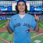 Finn Wolfhard Instagram - Nothing strange about this💙🇨🇦⚾️ Thanks to lifelong #BlueJays fan Finn Wolfhard for joining us!