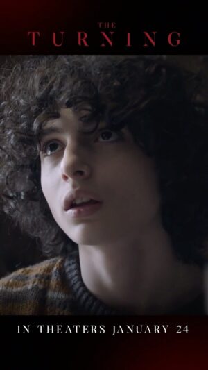 Finn Wolfhard Instagram - Keeping the lights on won’t keep you safe.  Watch the trailer for #TheTurningMovie, in theatres January 24.