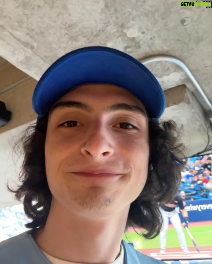 Finn Wolfhard Instagram - Nothing strange about this💙🇨🇦⚾ Thanks to lifelong #BlueJays fan Finn Wolfhard for joining us!