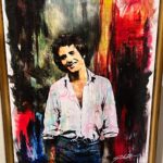 Frank Stallone Jr. Instagram - Another brilliant painting by the great John Rivoli, it was presented to me , I was very moved for this is one of my favorite moments of my life in this moment in time I felt very free and pure. Thank you John for your artistry and insight. @john_rivoli #yardleypa #peace #content #pure #love #insight