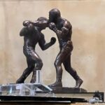 Frank Stallone Jr. Instagram - One of my favorite bronzes of big brother and Apollo Creed. @rockymovie