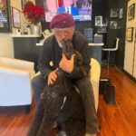 Frank Stallone Jr. Instagram – I’ve always loved standard Poodles, I’m here with Melvin at my pal Rob Mione Eye Bar in Beverly Hills. My favorite place where I buy all my glasses. @eyebarbh @Rob Mione #standardpoodle