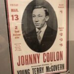 Frank Stallone Jr. Instagram - This the only poster I've ever seen of bantamweight champion Johnny Coulon out of Chicago originally from Canada. He was a great fighter. He lived a long life , this is a very, very rare poster if you read up on him he was a very interesting man later in life he had a trick where nobody could lift him off the ground and nobody could do it , it was an amazing trick he was famous for at 118 pounds . This is another piece of boxing memorabilia from the beginning of the 20th century from the Frank Stallone museum