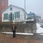 Frank Stallone Jr. Instagram - Some photos of me visiting the house of the famous outlaw Jesse James, the home that he was killed in by the coward Bob Ford. Who killed by a man named Ed O'Kelley on June 8, 1892, Edward O'Kelley entered Ford's tent saloon with a shotgun. According to witnesses, Ford's back was turned. O'Kelley said, "Hello, Bob." As Ford turned to see who it was, O'Kelley fired both barrels, killing Ford instantly.