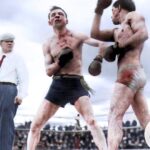 Frank Stallone Jr. Instagram - One of true iron men of boxing Battling Nelson was feared by most fighters of his era he would fight anywhere and anyone from 20 rds to 60 rds and these were 3 minute rds no problem. Doctors studies showed he had abnormal thick skull and such a slow heartbeat that he would be getting warmed up after 20 rds. He stated in a newspaper article I’ll get him after 30, rounds that is. The famous writer Jack, London called him, the abysmal brute for his endurance, roughness and heartless pursuit in a fight. These were three minute rounds, wearing 4 ounce horse hair gloves mouthpieces were not allowed at that time and he fought everybody regardless of color for he did not draw the color line, he was an amazing specimen of durability. He was born Oscar Matthew Neilson in 1882 in Denmark and raised in hedgewitch Illinois later in life he lost most of his money and lived in dire poverty and finally ended up in a charity ward where he died in Chicago in 1954. #battlingnelson #boxing