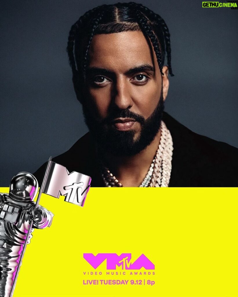 French Montana Instagram - 2023 #VMAs! Make sure you tune in Tuesday at 8p on @MTV