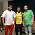 French Montana Instagram - LEGENDARY !!! I WANNA THANK SAUDI ARABIA. IT WAS A GREAT HONOR THAT YOU CHOSE ME TO PERFORM AT THE OPENING CEREMONY OF A NEW ERA IN SAUDI FOOTBALL ⚽️ #CB 🌊🌊 Saudi Arabia