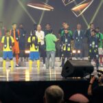 French Montana Instagram - LEGENDARY !!! I WANNA THANK SAUDI ARABIA. IT WAS A GREAT HONOR THAT YOU CHOSE ME TO PERFORM AT THE OPENING CEREMONY OF A NEW ERA IN SAUDI FOOTBALL ⚽️ #CB 🌊🌊 Saudi Arabia