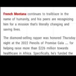French Montana Instagram - 🇲🇦That lil immigrant boy had faith ! Thank you to all my fans love y’all ( DOCUMENTARY COMING SOON )….. let’s make more history … a GOAL without a plan is a wish 🇲🇦🇲🇦