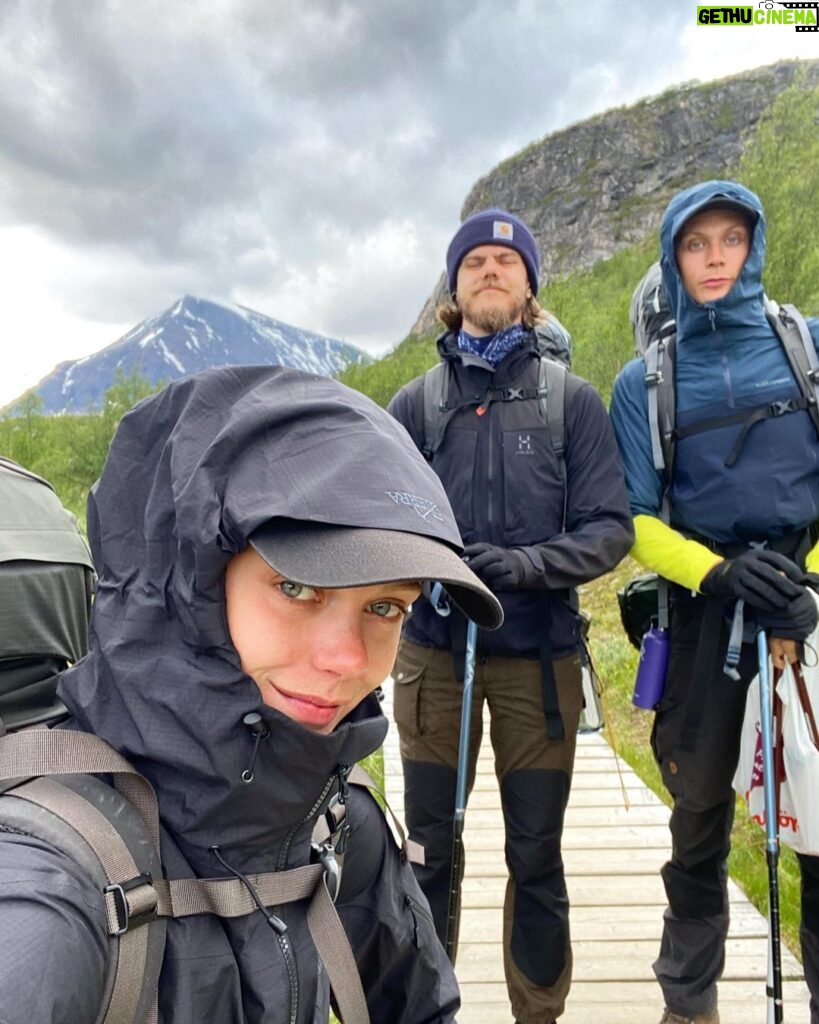 Frida Gustavsson Instagram - det stora äventyret :~) Stora Sjöfallet National Park