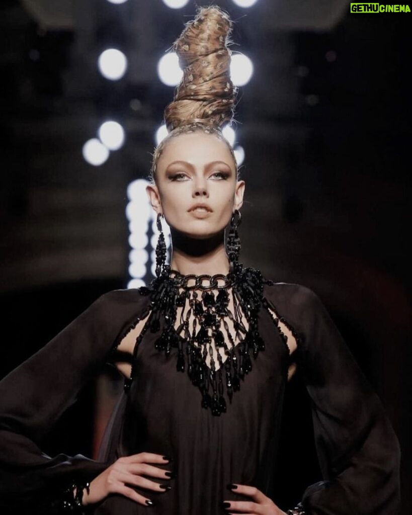 Frida Gustavsson Instagram - I will never forget last night. Thank you Jean-Paul, Tanel and all the team at Gaultier for creating a testament to the magic of fashion. From the first time I had the honor to be a part of your show, over 10 years ago, to last night you have taught me the true transformative power of fashion. You saw sides and qualities in me that no one, not even me, could see and for that I am forever grateful. To have been a part of your universe has been one of the biggest highlight of my career and something I’m immensly proud of. See you soon and love always ❤ @jpgaultierofficial @tanelbedrossiantz