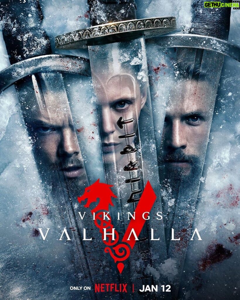 Frida Gustavsson Instagram - The day has come - Season Two of Vikings: Valhalla is finally here. It has been such a wild ride and I have so much love, gratitude and respect for everyone who has put their hard work into this. Valhalla family forever ❤ Have you started watching it yet??? 😍 @netflixvalhalla #vikingsvalhalla