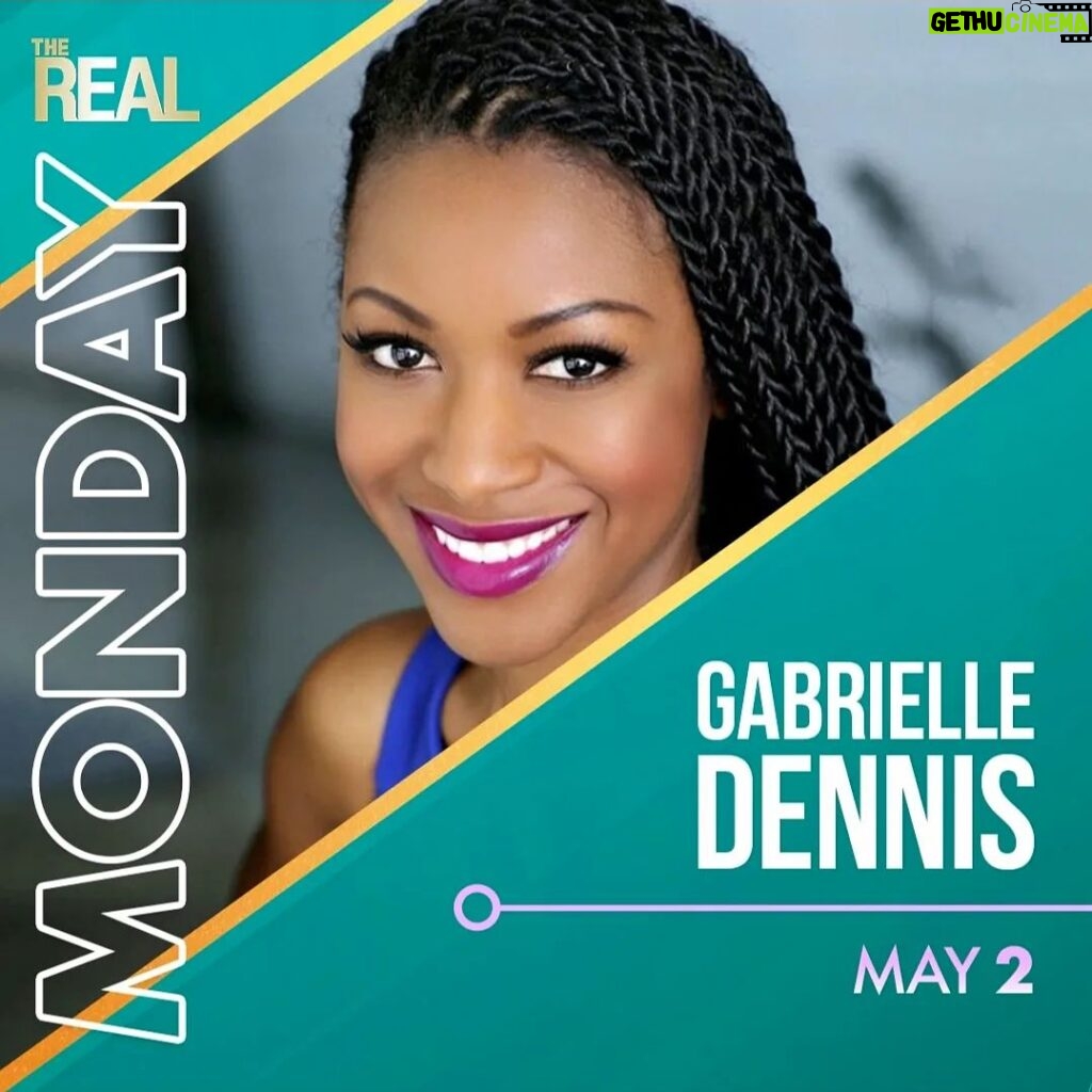 Gabrielle Dennis Instagram - Guess who is on @therealdaytime TODAY??Well, me of course lol so please TUNE IN 🤗 #InTheseStreets #PressStreets #PressDays #aBlackLadySketchShow #ABLSS #TheUpshaws #GabrielleDennis #ActorsLife