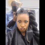 Gabrielle Dennis Instagram - REPOST (not sure why the last one post incorrectly 🤷🏾‍♀️) A lil' behind the scenes of what went into creating that amazing look from last weeks episode of #TheBigDoorPrize shoutout to all of our creatives who helped bring the look and scene together 💙🦋 EPISODES 1-7 STREAMING NOW ON @appletv WITH ONLY 3 MORE TO GO SO GET CAUGHT UP :) Department Heads: #Costumes @colinvwilkes #Hair @teamteewhite @dayvidwilson #Makeup Patrice Coleman