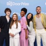 Gabrielle Dennis Instagram - Throwback Thursday AND the first day of Emmy® Voting seemed appropriate to post these late images from our FYC event for The Big Door Prize lol. Hope you all enjoyed season 1, I can't wait to do it again 🦋💙 #TheBigDoorPrize #ThrowbackThursday #TBT #FYC #ForYourConsideration #EmmySeason #EmmyHopeful