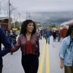 Gabrielle Dennis Instagram - ONLY TWO EPISODES LEFT, so tune into @appletv tonight for episode 109 and find out why Deerfest is on everyone's mind and how everything isn't what it seems. And shoutout to our writers for another great episode 💪🏾💙🦋 we hope you all have been enjoying the show! #TheBigDoorPrize #FYC #AppleTVplus