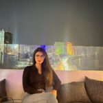Garima Parihar Instagram - "Lost in the mesmerizing glow of city lights, where dreams come to life." 🏙️💫✨ . . . #ootd #photooftheday #picoftheday #instagram #instalike #instalike #instadaily #instamood #instastyle #love #bts #bestoftheday Marine Drive Mumbai